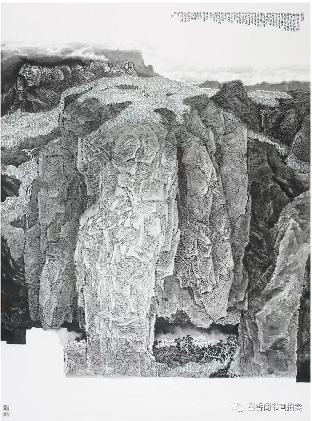 江显蛟山水画作品欣赏