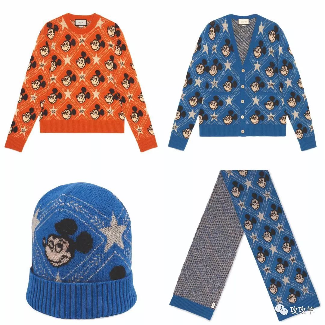 gucci今年下了狠手啊!与迪士尼合作推出米奇 米老鼠系列!产品超多!