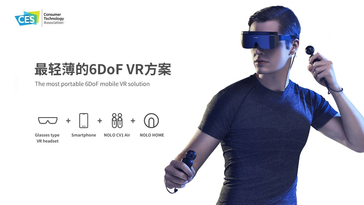 《NOLO VR携最便宜与最轻薄6DoF云VR解决方案参展CES2020》