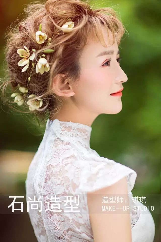 时尚创意花仙子新娘造型出炉美得与众不同