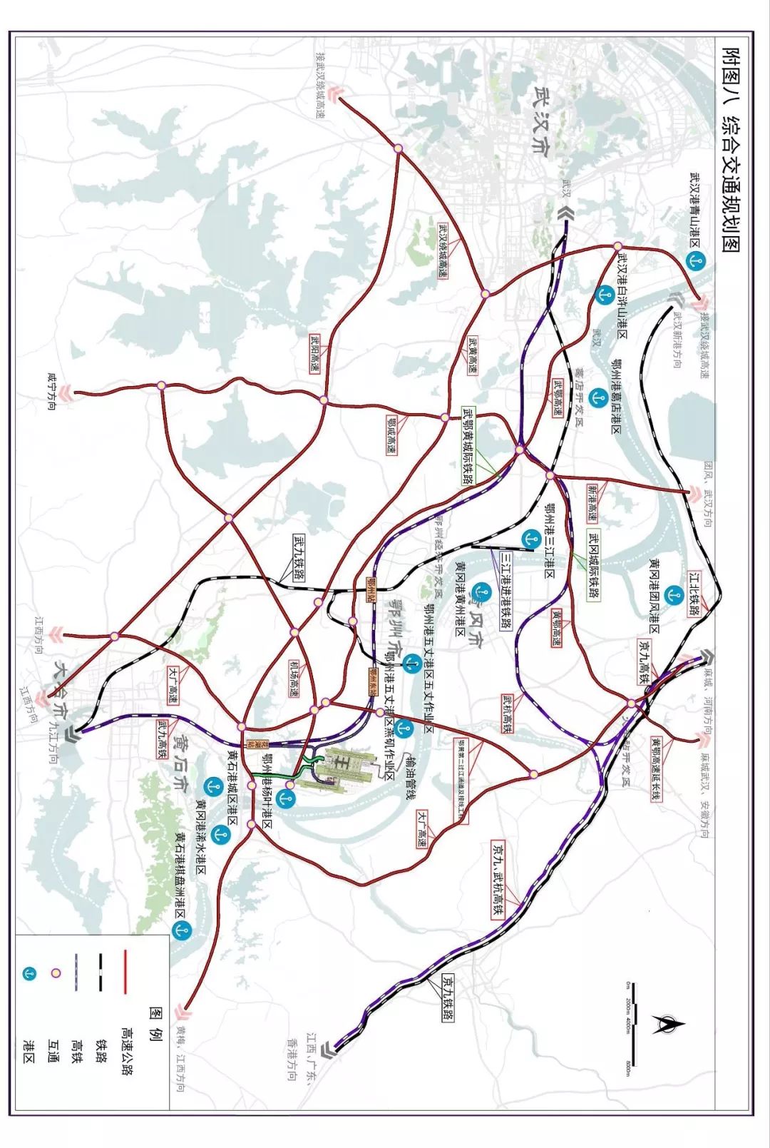 沿江高鐵等建設,快速融入全國高速公路網,鐵路網,實現核心樞紐至武漢