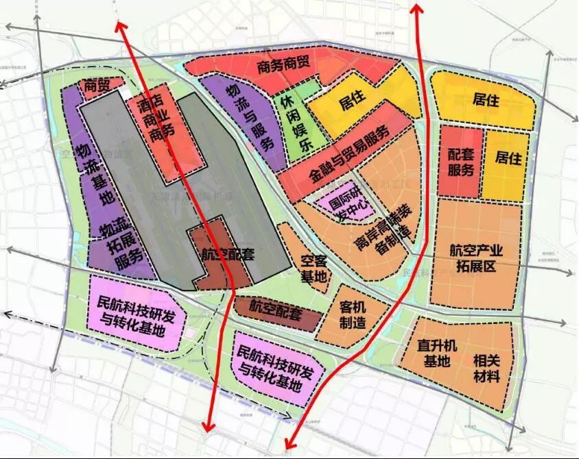 天津空港经济区地图图片