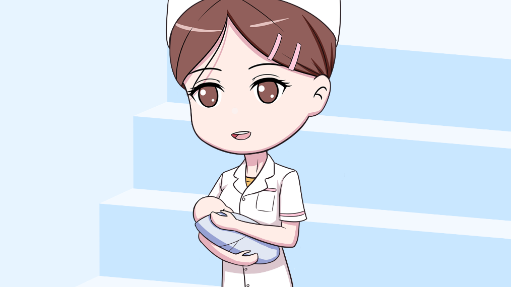 她出生的那个季节是冬天,护士在萌萌出生之后就赶紧把孩子抱了出来.