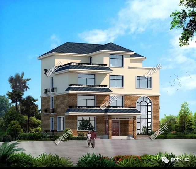 4栋宽16米多的四层农村别墅可建独门独户也可做兄弟叠拼