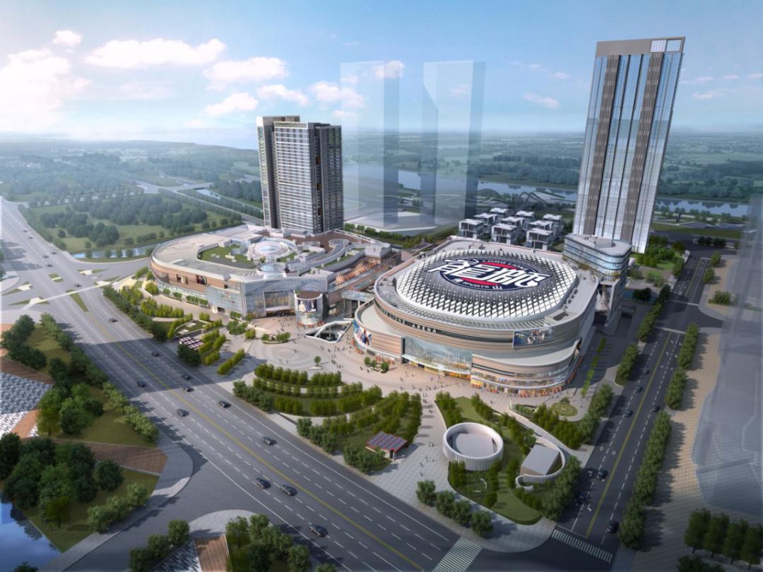 整个项目总建筑面积42万㎡,拥有18万㎡艺术购物中心estamall星翠汇