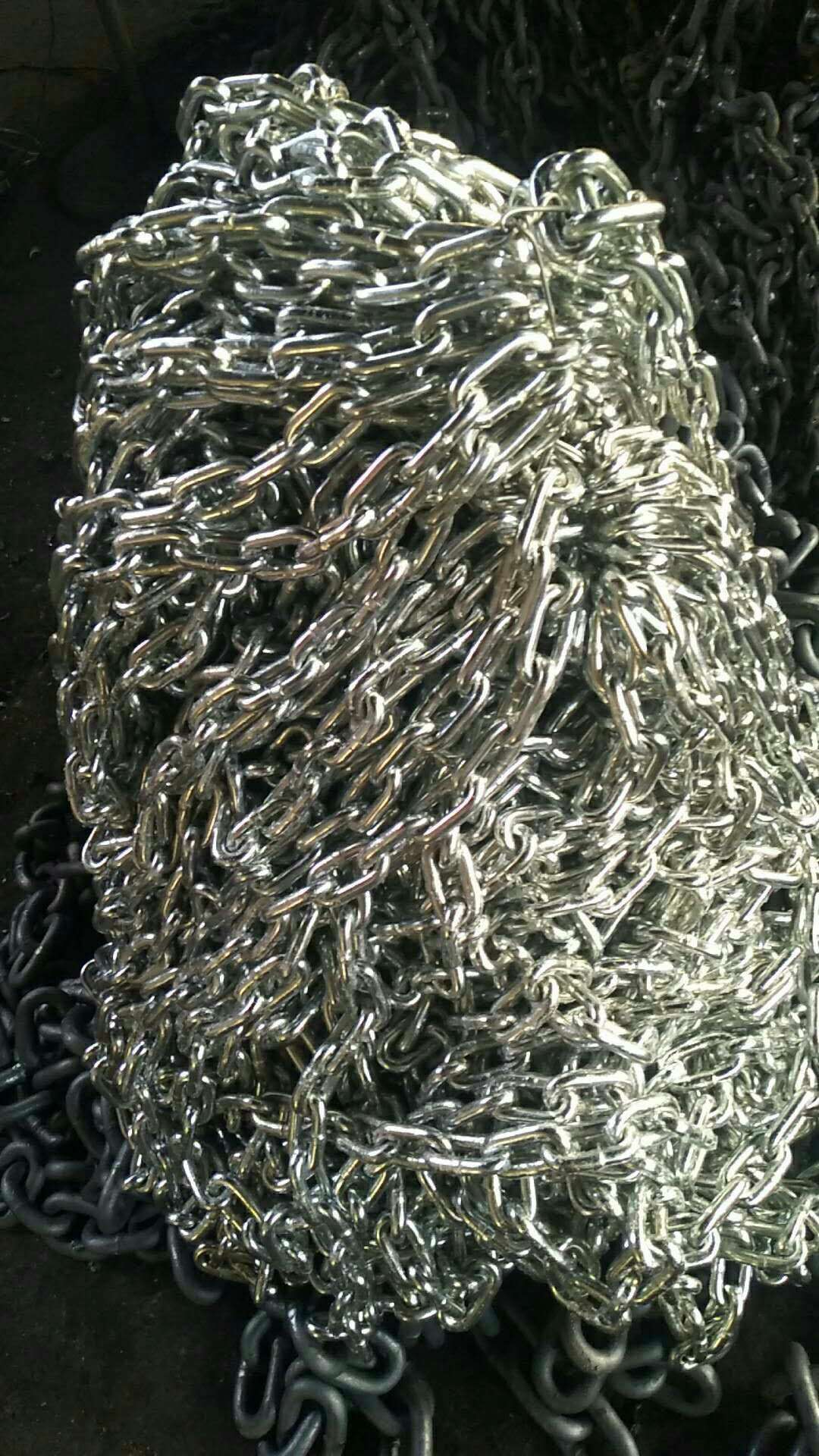 鲁兴现货船用锚链 热处理19mm舱盖链条 链轮