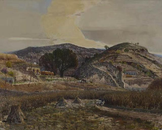 陈振国画作《秋吟》入选第二届全国水粉画大展