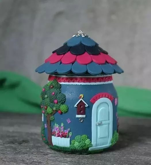 这么美腻的软陶瓶子,朋友见了都抢着要!_作品