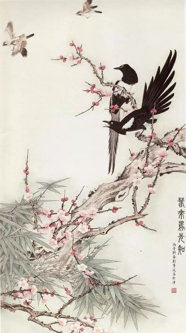 分享一组超美花鸟工笔画真是大饱眼福