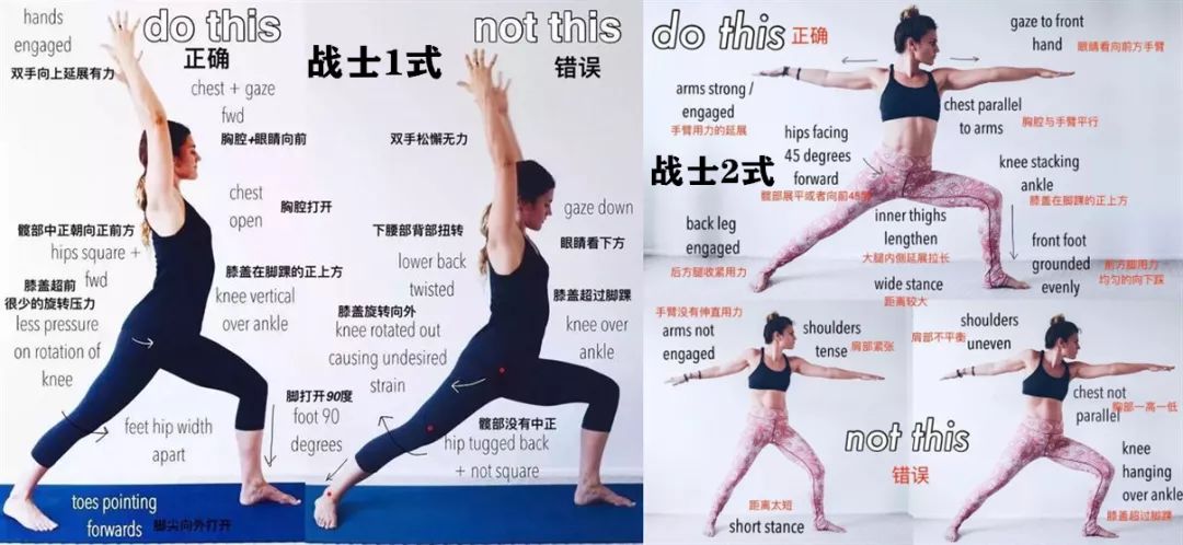 战士1,2式正误对比