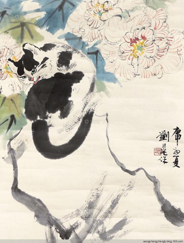 刘旦宅画猫,动静相宜,灵性十足