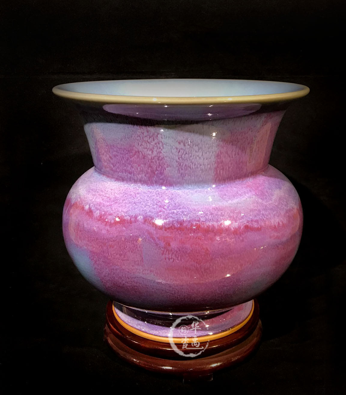 原创华禹钧瓷——欣赏收藏的钧瓷,层次感强釉色变幻莫测