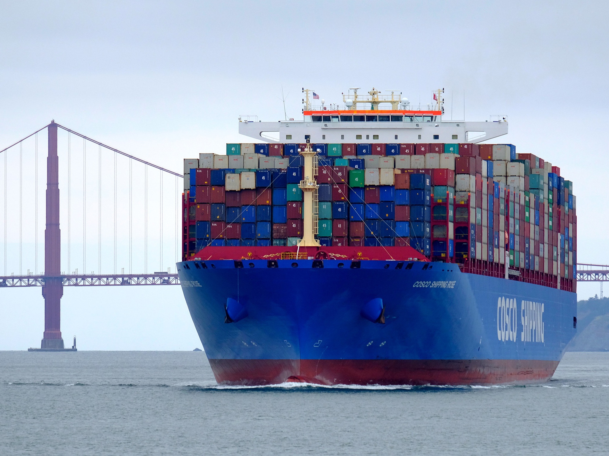 遭关税打击的美国商品出口大幅下降