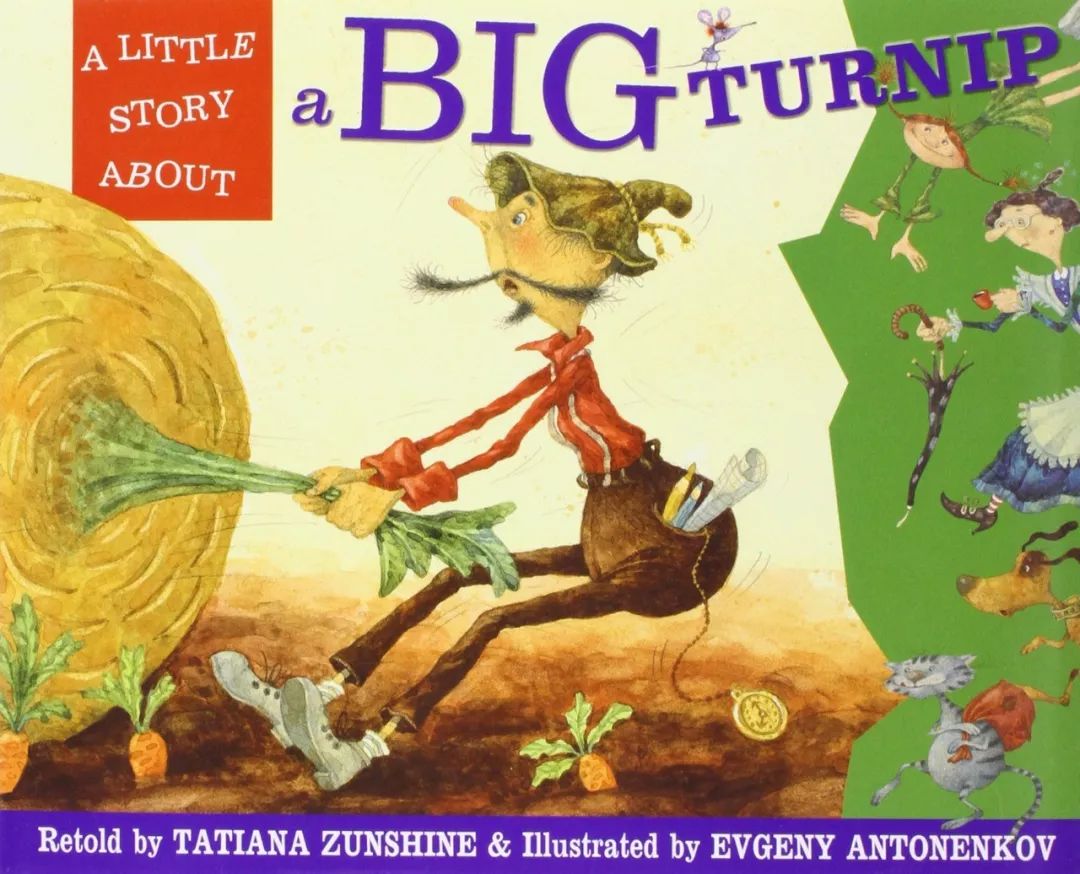 绘本阅读:《a bigturnip》内容梗概一起来合作本期"儿童早期阅读素养