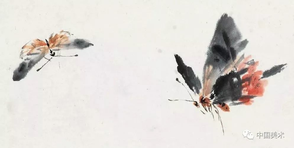 王雪涛讲画蝴蝶它的色彩决定于画面整体的关系