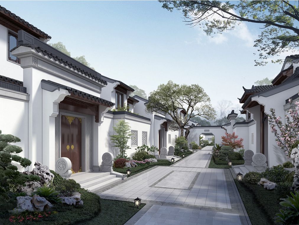 蓝城小镇打造亲民中式合院建筑美爆性价比感人