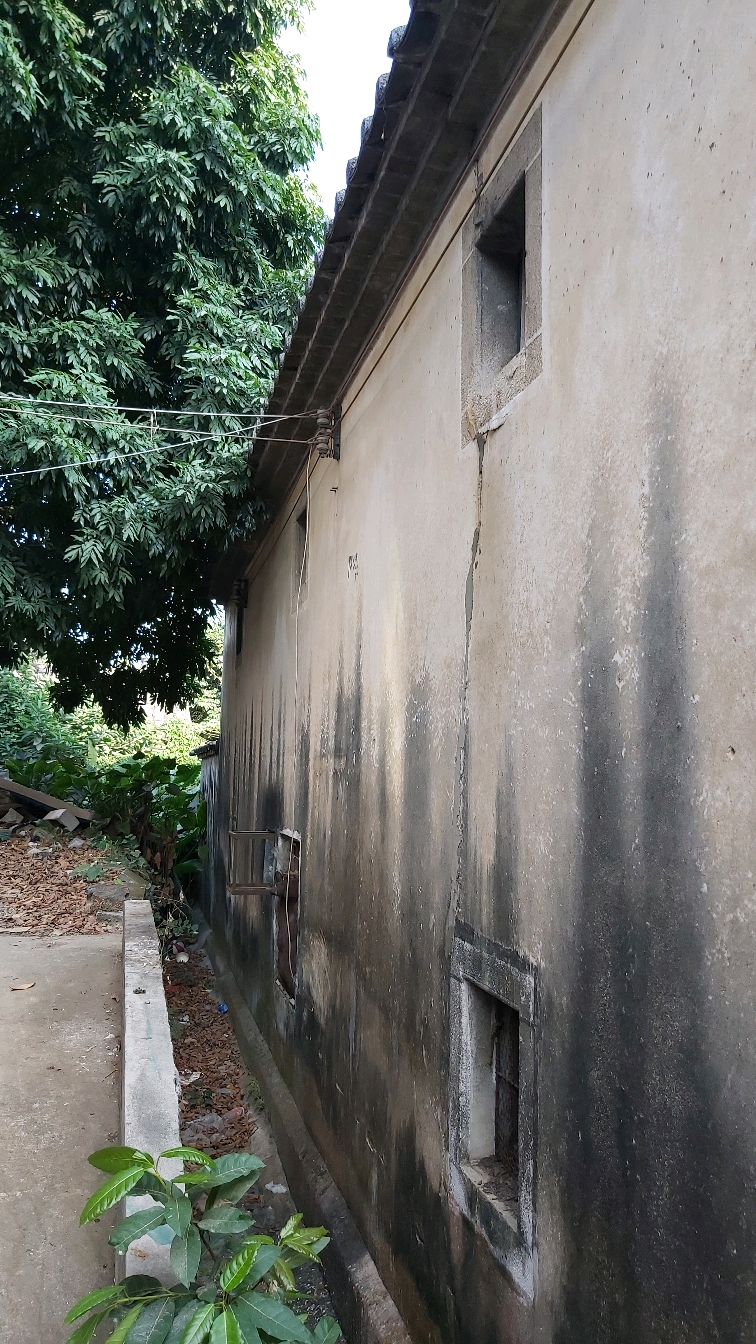 东莞凤岗沥背一巷的老房子,时代沧桑的老房子