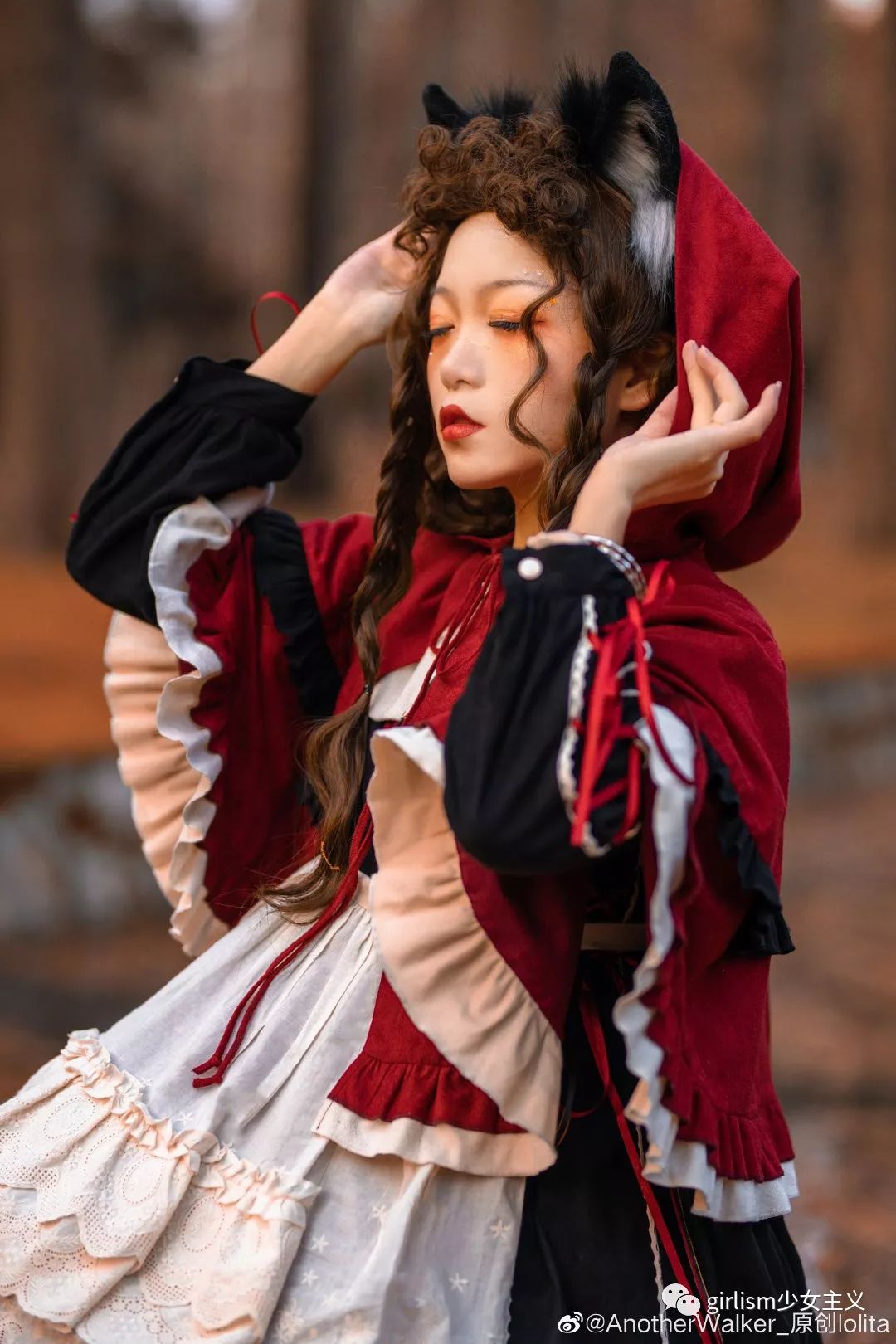 图透@kiwi_kitty_lolita少女心作商品名:花鸟月