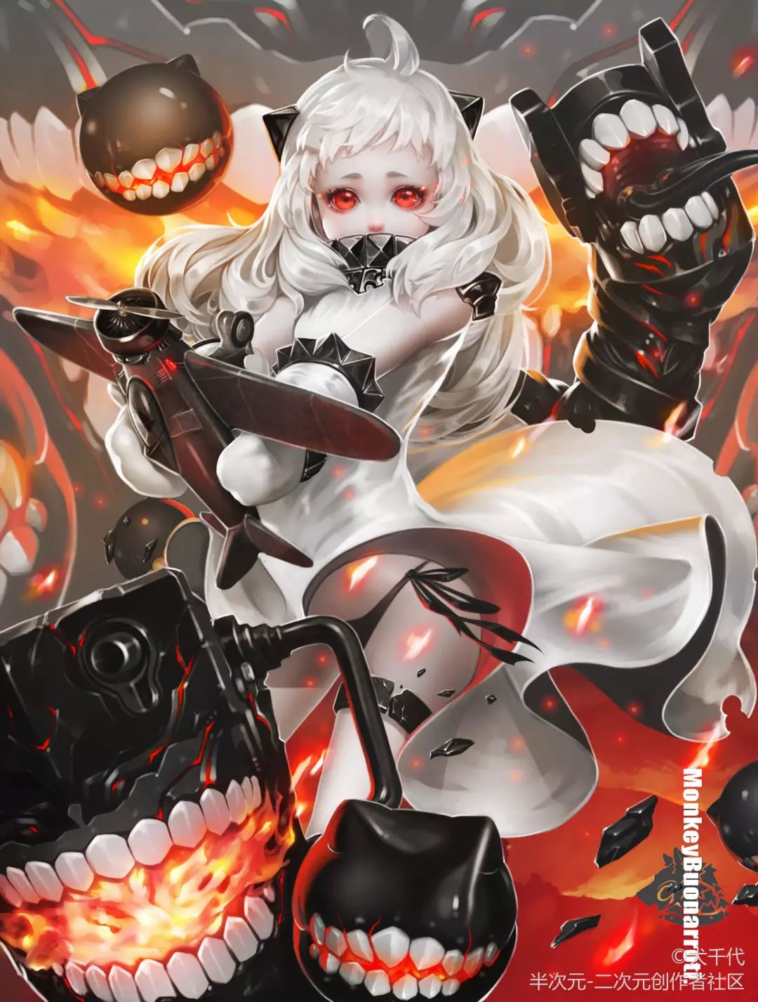 来自中国专注游戏原画设计的绘师犬千代