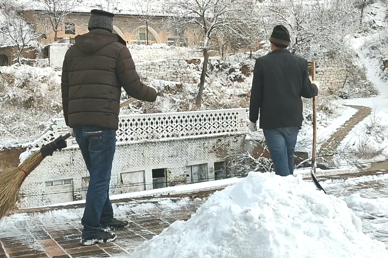 农村屋顶免扫雪图片