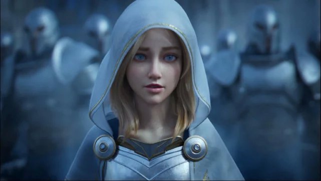 英雄联盟新赛季cg光辉女神最美颜值担当ez有阿水的影子