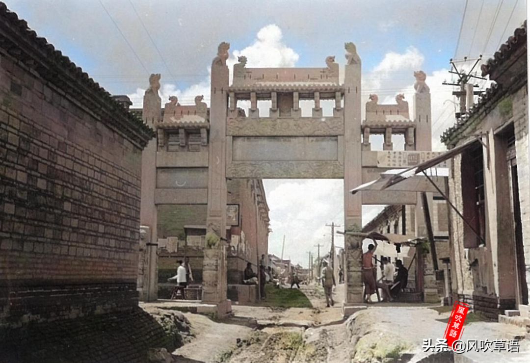沧州城墙老火车站铁狮子民国时期沧州老照片首度海量曝光谁能认出这都