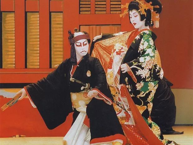 日本歌舞伎PPT图片