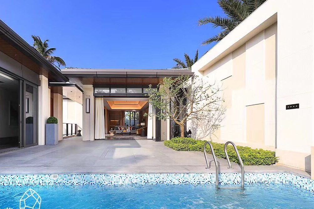 海棠湾中式合院别墅海边的中国院子