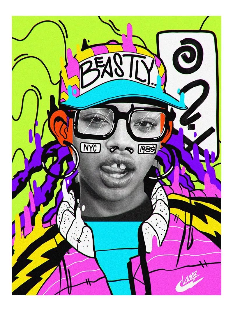 【海报设计】潮·手绘涂鸦风海报设计