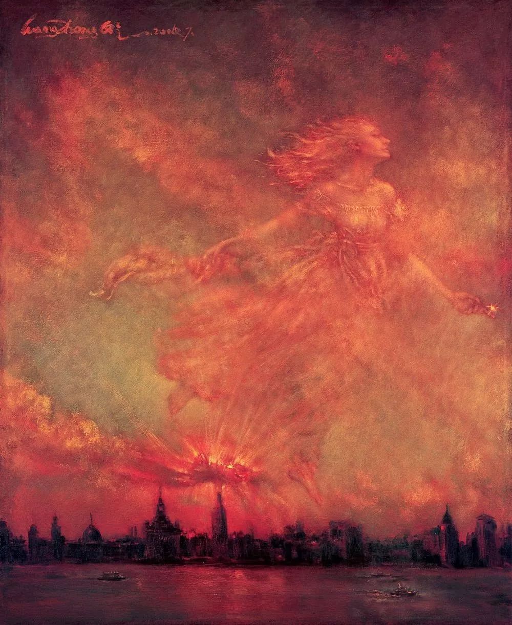 画风强烈凝重丰富的情感色彩王忠齐