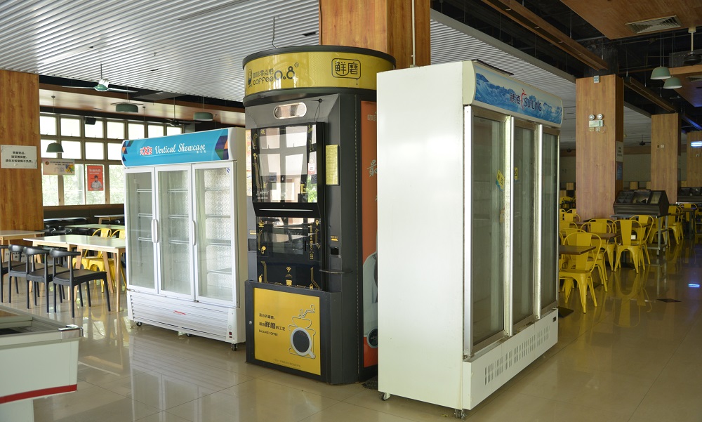 技诺自助现磨咖啡机投放点位实例高校大学院校等学校场景的展示