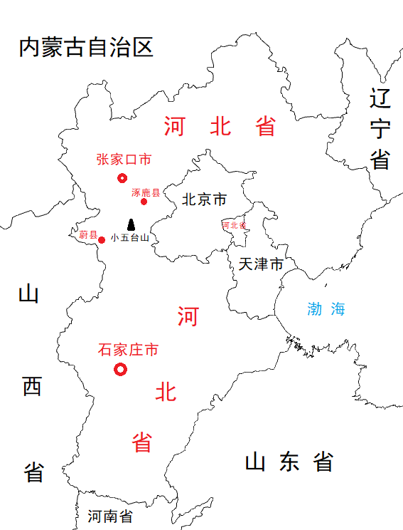 北京河北区域分布图图片