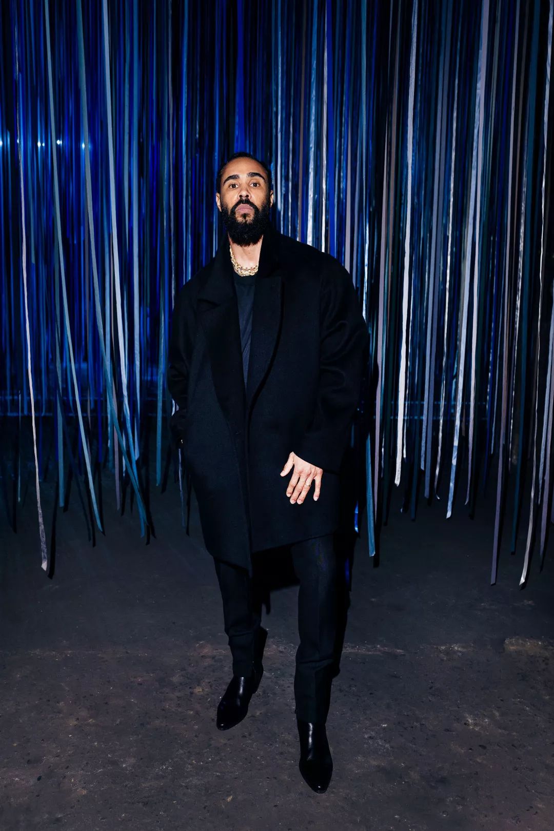 0102此次大秀特邀好莱坞知名男演员mahershala ali,fog品牌主理人