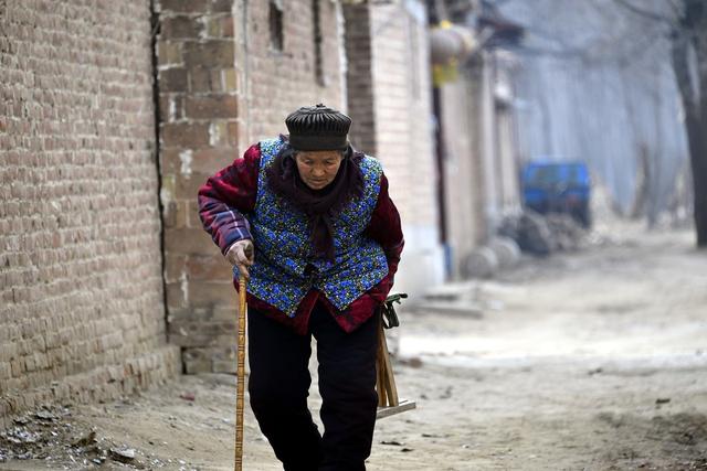 荒藏野兔,不见种田人,难寻儿时伴,多见老少孙,青壮搓麻将,翁妪带幼孙