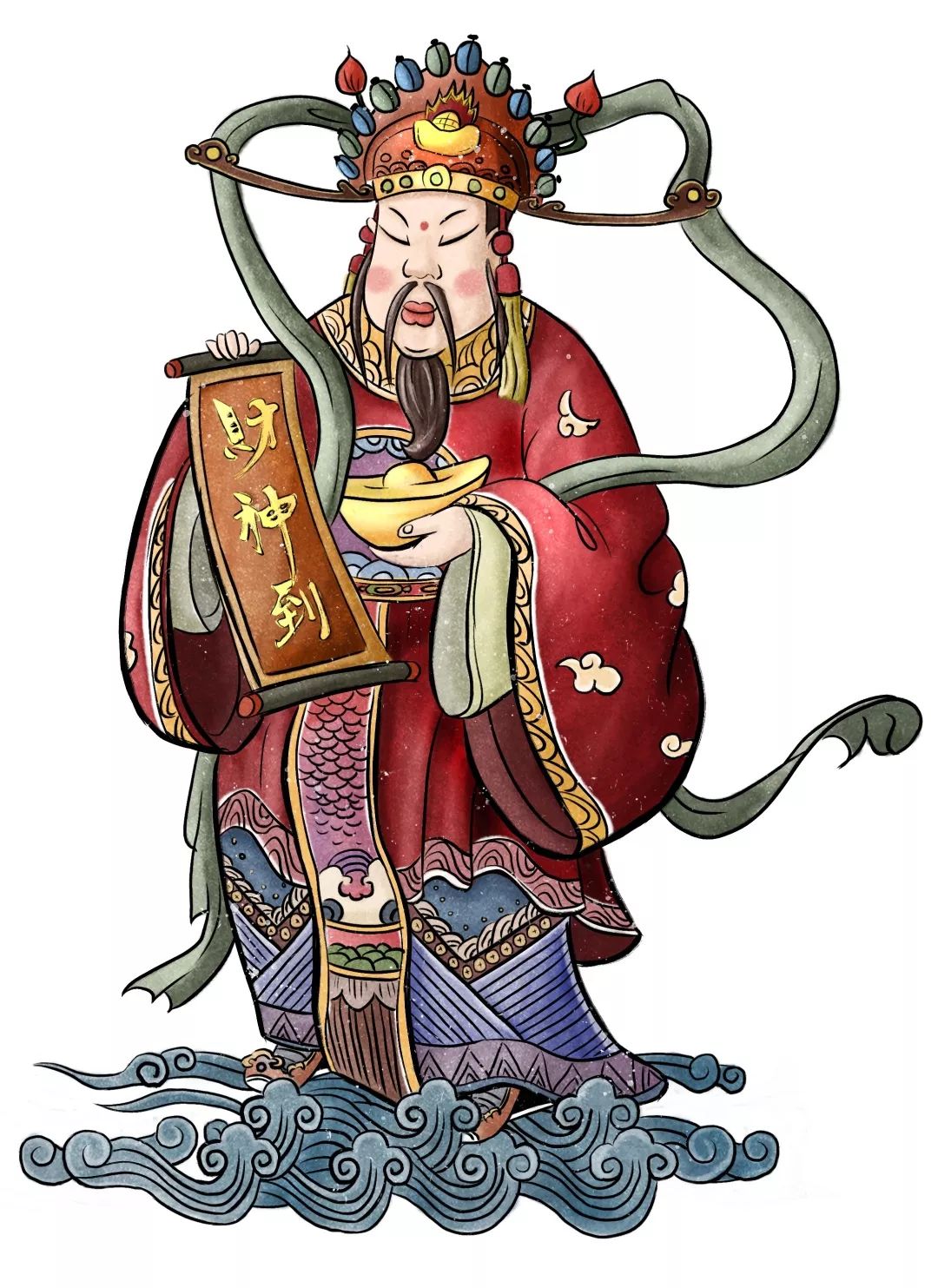 涂鸦神仙,心愿变现_财神爷