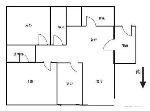 位置廁所,廚房最好在東北方,東北為艮,五行屬土,廚房火來生土,利艮位