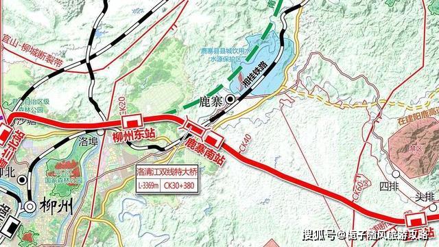 柳贺城际铁路最终方案图片