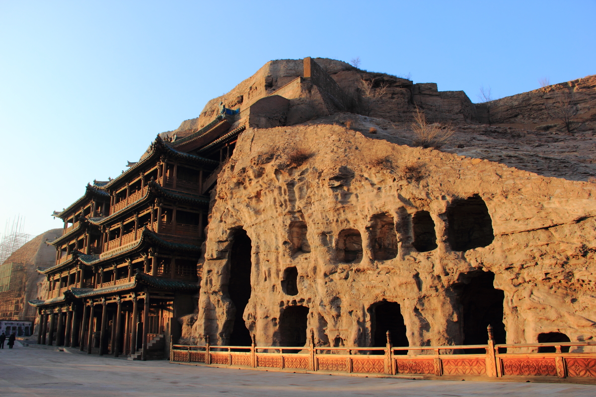 原创山西很受欢迎的石窟是中国四大石窟艺术宝库之一是世界遗产