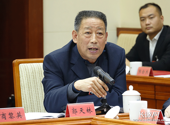 省人大代表,邢台县浆水镇前南峪村党委书记郭天林.