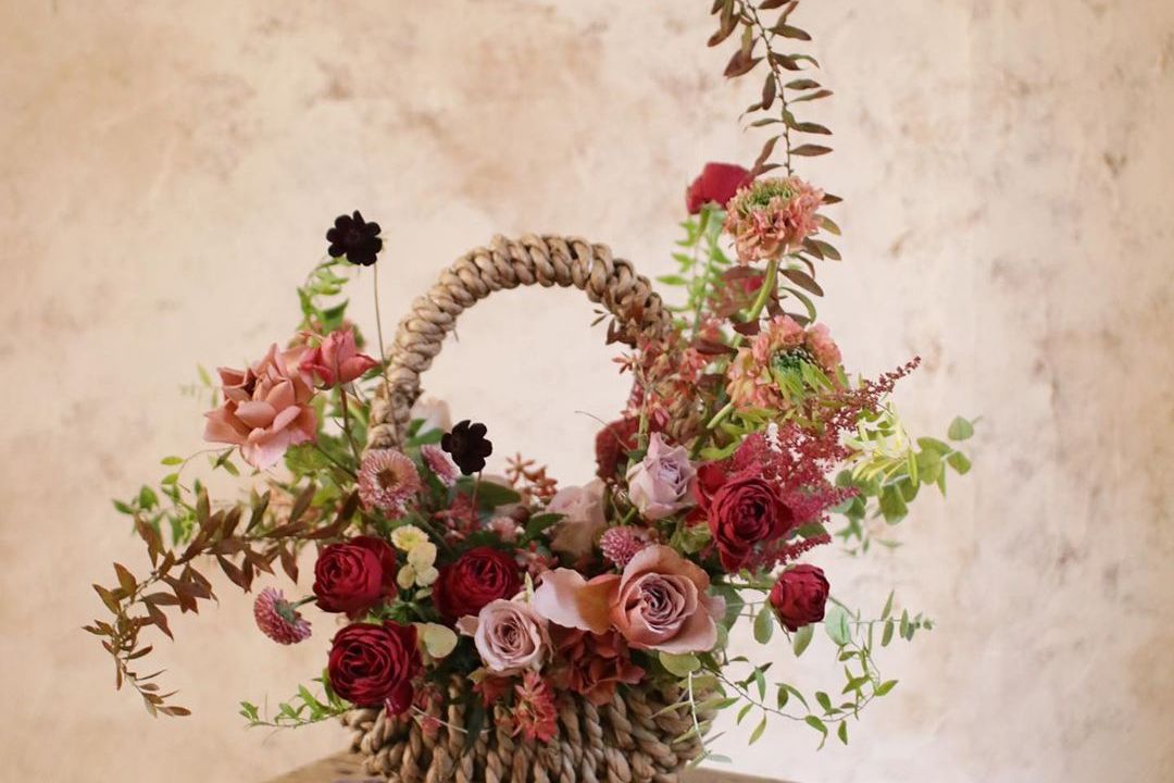 马克花艺—创意新月型插花