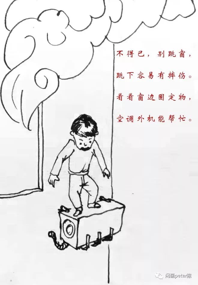 如果火災防不住那麼你得會逃生