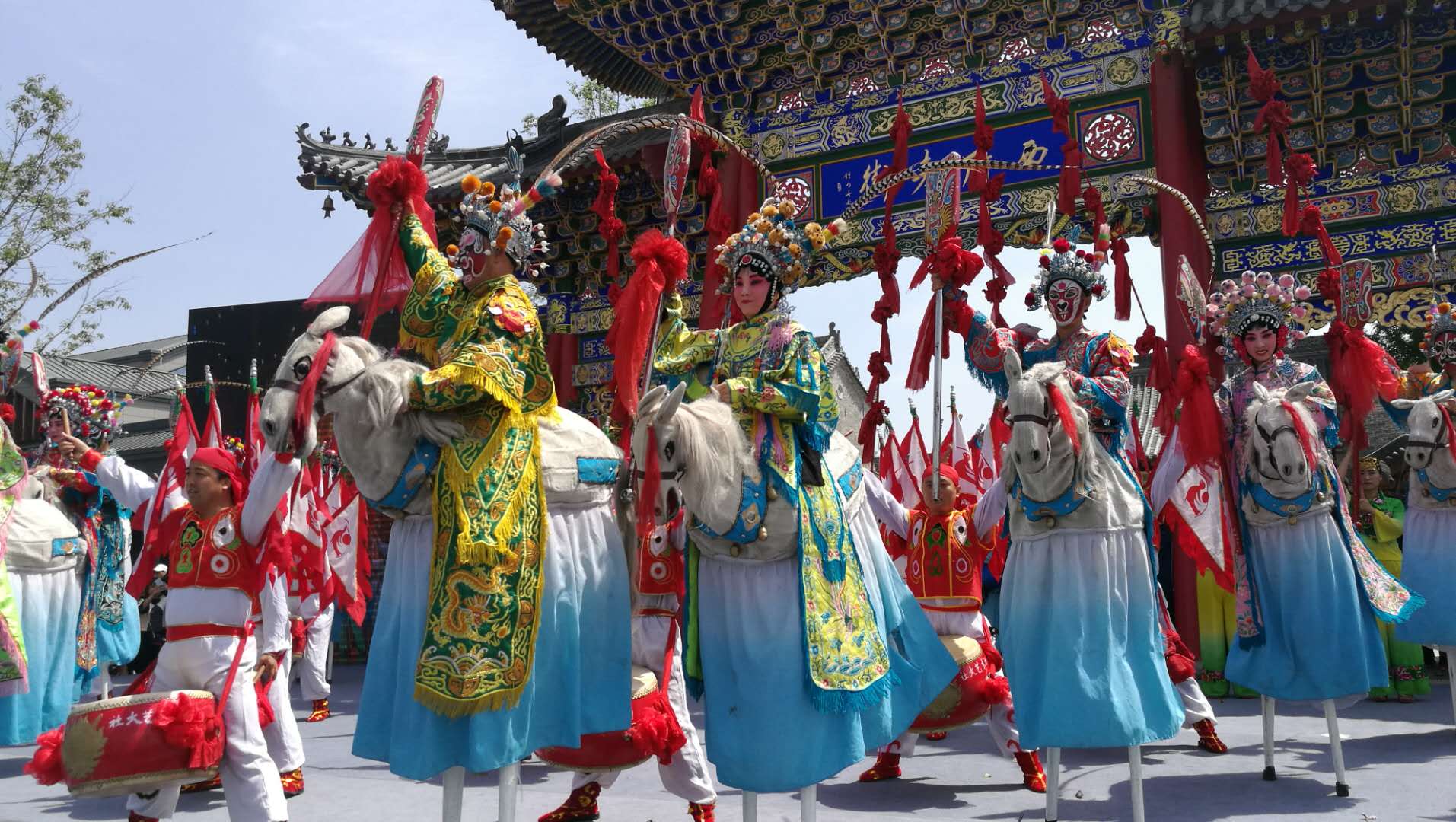 年味渐浓 西府老街带你体验纯正的西府年俗_社火