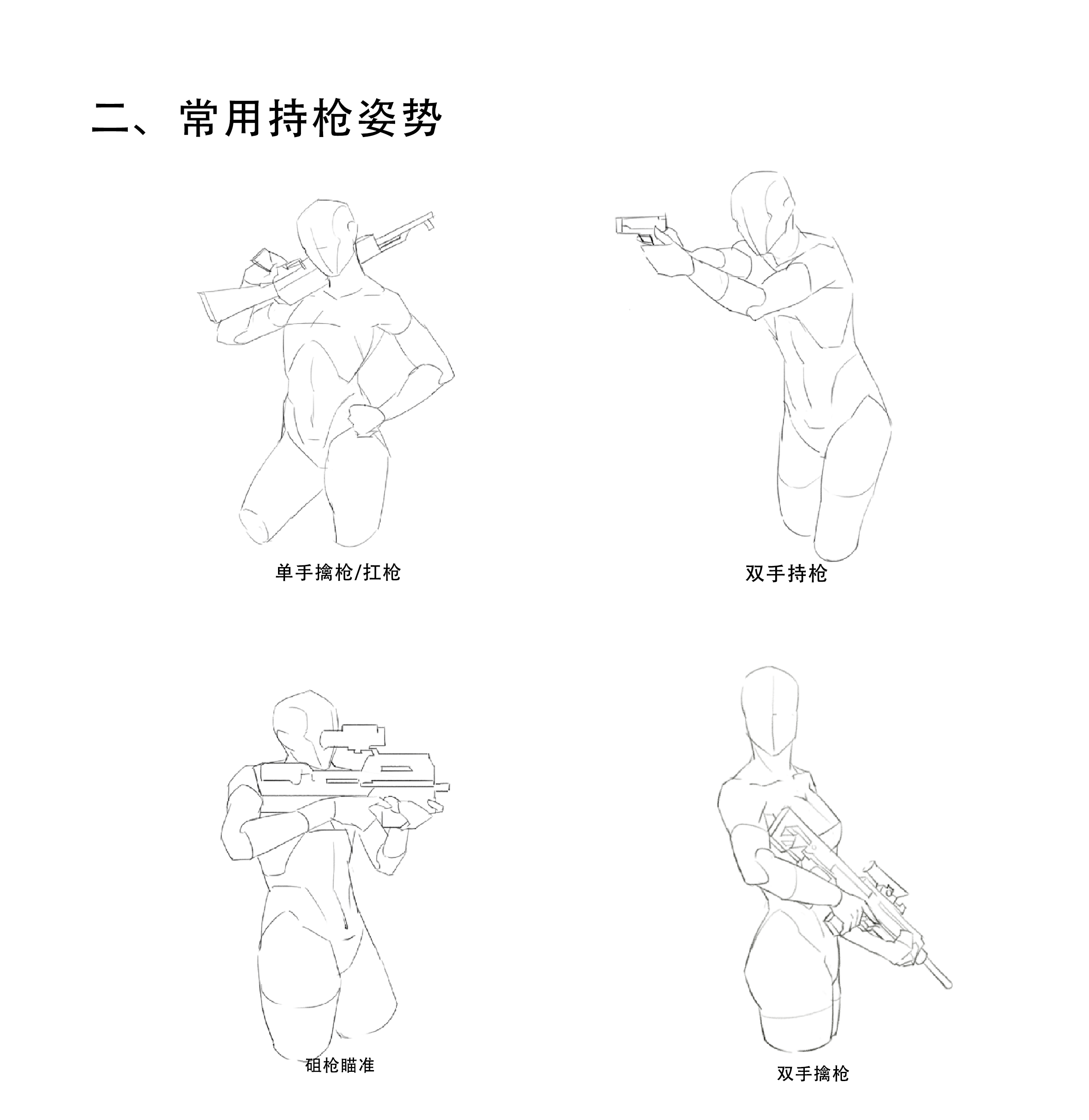 cg插画游戏原画如何绘制枪械