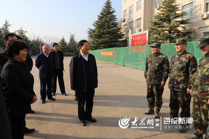 春节临近,朱云生,秦蕾一行先后到96756部队,莱芜武警支队,96753部队
