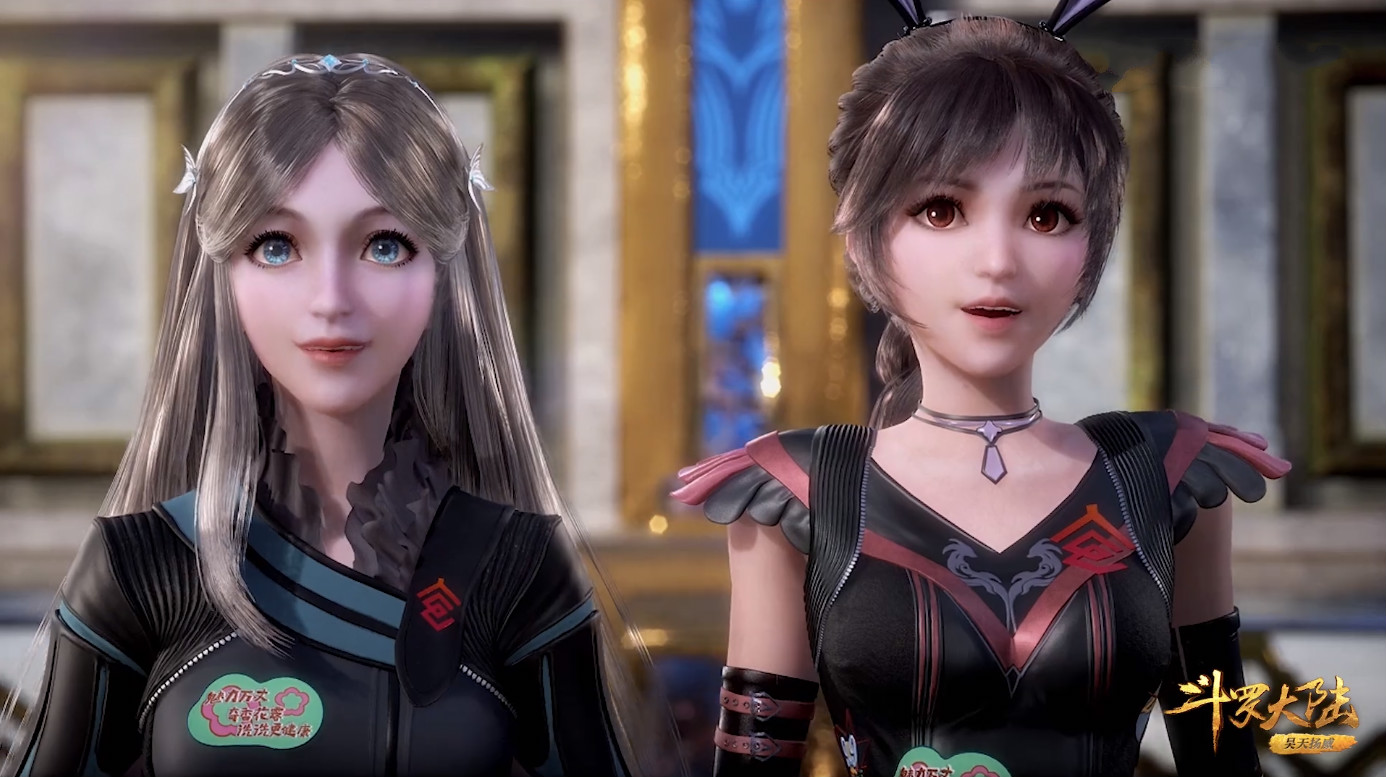 原创斗罗大陆小舞和荣荣才是真爱当看清她们拥抱的样子我内心邪恶了