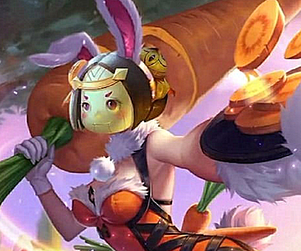 王者当鲁班穿上女装后蔡文班毫无违和感伽鲁太可爱