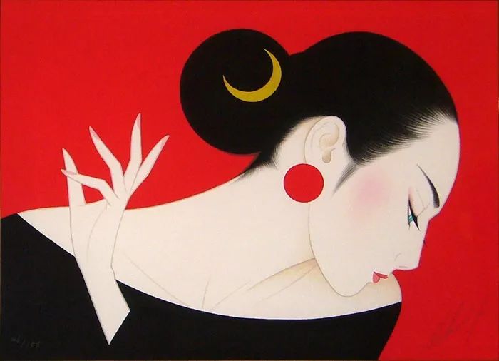 在他的眼里,东方美 是一种气质,更是一种态度 而他一直坚持着他的画风