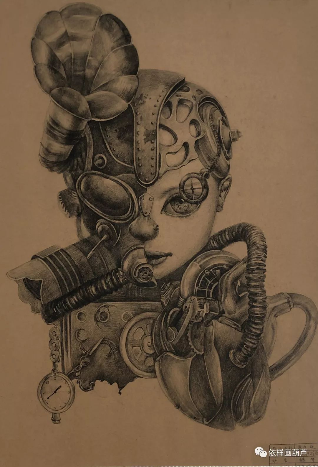 《境·象》2019设计素描结课汇报展作品欣赏(创意篇)_物象