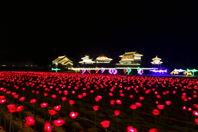 山海关灯会门票享半价看灯赏月听海望龙头尽在龙园灯光节