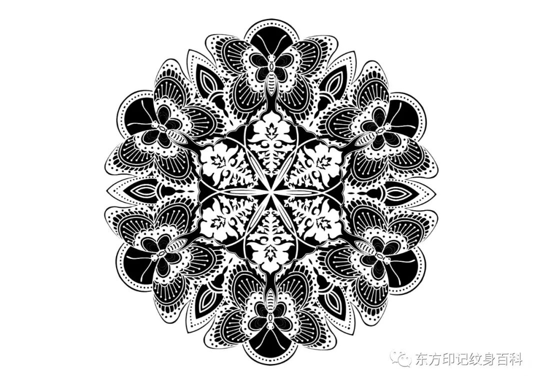 梵花纹身是当下比较流行时尚的一种素材.